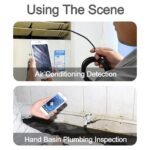 ⁦Endoscope WiFi Caméra d’inspection sans Fil 8 mm 6 LED réglables pour Smartphone – كاميرة للمناطق الضيقة⁩ - الصورة ⁦2⁩