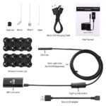 ⁦Endoscope WiFi Caméra d’inspection sans Fil 8 mm 6 LED réglables pour Smartphone – كاميرة للمناطق الضيقة⁩ - الصورة ⁦6⁩
