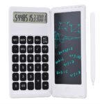 ⁦Calculatrice pliable et numérique avec tablette d’écriture LCD 6 pouces – آلة حاسبة ولوحة كتابة 2في1⁩ - الصورة ⁦3⁩
