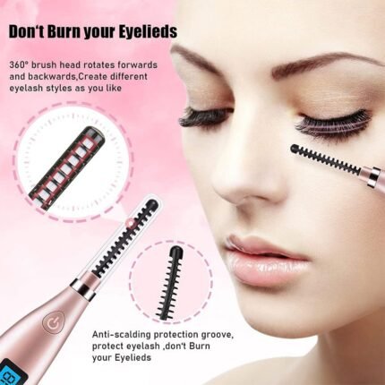 Recourbe Cils Chauffant à 3 Niveaux de Température Réglables – جهاز تكثيف الرموش
