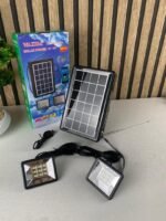⁦🔆 طقم الطاقة الشمسية المنزلي – إضاءة قوية + شحن USB⁩ - الصورة ⁦5⁩