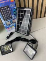 ⁦🔆 طقم الطاقة الشمسية المنزلي – إضاءة قوية + شحن USB⁩ - الصورة ⁦6⁩