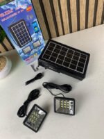 ⁦🔆 طقم الطاقة الشمسية المنزلي – إضاءة قوية + شحن USB⁩ - الصورة ⁦7⁩