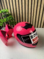 ⁦Casque de moto pour femme et fille avec oreilles de chat - خوذة احترافية للنساء⁩ - الصورة ⁦8⁩