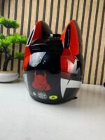 ⁦Casque de moto pour femme et fille avec oreilles de chat - خوذة احترافية للنساء⁩ - الصورة ⁦15⁩