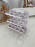 ⁦Organisateur d'oeufs 3 Tier – منظم البيض ثلاثة رفوف⁩ - الصورة ⁦9⁩