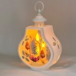 ⁦Lanterne Décorative Ramadan Mubarak Veilleuse LED à Effet Flamme – فانوس مضيء مع خطاف لتزيين رمضان⁩ - الصورة ⁦5⁩