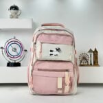 ⁦Sacs à dos d’école Style Décontracté Milkshake Rose – حقيبة ظهر مدرسية وردي⁩ - الصورة ⁦2⁩