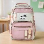 Sacs à dos d’école Style Décontracté Milkshake Rose – حقيبة ظهر مدرسية وردي
