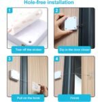 ⁦Ferme-porte automatique sans perforation – أداة غلق الباب أوتوماتكيا⁩ - الصورة ⁦3⁩
