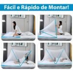 ⁦Moustiquaire Pliable Facile à Installer Pour Lit 1 Place – ناموسية لسرير شخص واحد⁩ - الصورة ⁦4⁩