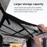 ⁦Filet de Rangement pour Toit Voiture Intérieur – منظم أغراض في سقف السيارة⁩ - الصورة ⁦5⁩