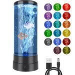 Lumière D’Ambiance Ocean Fish, Veilleuse Décoration Bureau Table