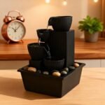 ⁦Fontaine à eau cascade avec éclairage LED pour décoration intérieure et ambiance V5⁩ - الصورة ⁦3⁩