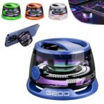 G200 Mini Haut-parleur Bluetooth magnétique sans fil avec lumière RVB – مكبر صوت مغناطيسي ومحمول