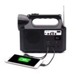 ⁦Système d’Éclairage Solaire avec Haut Parleur Bluetooth GDLITE GD8017 – طقم إنارة بالطاقة الشمسية مع مكبر صوت بلوتوث⁩ - الصورة ⁦3⁩