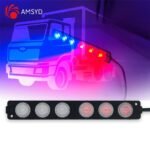 ⁦Feux stroboscopiques LED 12-24V 2 Couleur pour Véhicules 1Pcs – مصابيح إشارية ملونة⁩ - الصورة ⁦6⁩