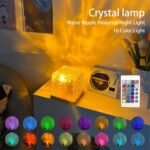 ⁦Lumière à motif d’eau dynamique USB Veilleuse Rotative⁩ - الصورة ⁦3⁩