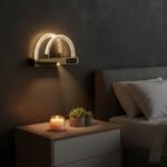 ⁦Applique murale moderne à intensité variable avec à 180 dégrée – مصباح غرف النوم⁩ - الصورة ⁦2⁩