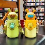 ⁦Bouteille Thermos en Acier Inoxydable 500 ml avec Paille, Motif Lapin pour Enfants⁩ - الصورة ⁦3⁩