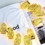 ⁦Guirlande lumineuse d'ampoule de lanterne de Ramadan 10 pièce⁩ - الصورة ⁦2⁩