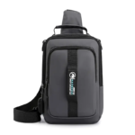 ⁦Sacoche Oxford imperméable multifonctionnel avec Sortie De charge usb pour hommes V3⁩ - الصورة ⁦4⁩