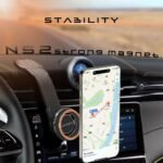 ⁦Support de Téléphone avec Bras Pliable Ultra Magnétique pour Voiture – حامل هواتف مغناطيسي⁩ - الصورة ⁦4⁩