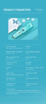 ⁦Tondeuse à cheveux à aspiration automatique pour bébé avec affichage numérique ultra-silencieuse⁩ - الصورة ⁦7⁩