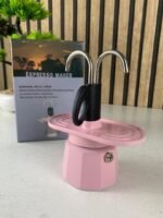 ⁦Cafetière Expresso 2 Tasses avec 2 Fontaine Rose – ماكينة تحضير القهوة⁩ - الصورة ⁦8⁩