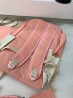 ⁦Ensemble de sacs d’école Kawai pour adolescents 5Pcs YISIYUAN Rose – محفظة 5 قطع كاواي وردي⁩ - الصورة ⁦5⁩