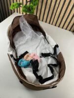 ⁦Lit et sac à langer pour enfants avec moustiquaire et auvent – سرير أطفال سهل النقل مع ناموسية مدمجة⁩ - الصورة ⁦11⁩