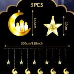 ⁦Lampe Décorative Ramadan & Eid 3m 10pcs – مصابيح رمضان والعيد⁩ - الصورة ⁦2⁩