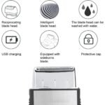 ⁦Rasoir Électrique Portable Rozia – ماكينة حلاقة كهربائية محمولة⁩ - الصورة ⁦5⁩