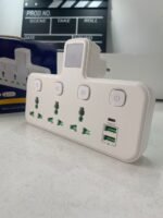 ⁦Multiprise Murale LED avec 2 ports USB-A et 1 port USB-C (charge rapide) – مقبس طاقة مقبس طاقة مع منافذ شحن⁩ - الصورة ⁦8⁩