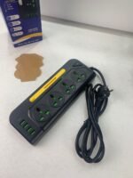 ⁦Multiprise 4 Sockets avec 4 Ports USB 1 Type-C 4000W Protection Surcharge et Lampe De Chevet – مقبس طاقة مع منافذ شحن⁩ - الصورة ⁦8⁩