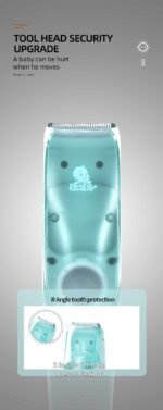 ⁦Tondeuse à cheveux à aspiration automatique pour bébé avec affichage numérique ultra-silencieuse⁩ - الصورة ⁦10⁩
