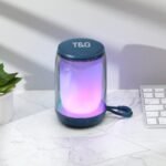 ⁦T&G Haut-parleur Bluetooth 5.3 à pulsation d'ambiance LED RGB⁩ - الصورة ⁦6⁩
