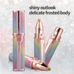 ⁦Rasoir électrique 2 en 1 pour femmes Rechargeable épilateur Facial sans douleur⁩ - الصورة ⁦7⁩