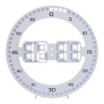 ⁦Horloge Murale et Réveil Affichage des Chiffres LED⁩ - الصورة ⁦3⁩