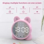 ⁦Réveil Numérique Sans Fil avec Affichage LED Miroir et Haut-Parleur Bluetooth - منبه رقمي لاسلكي بشاشة مرآة ومكبر صوت بلوتوث⁩ - الصورة ⁦7⁩