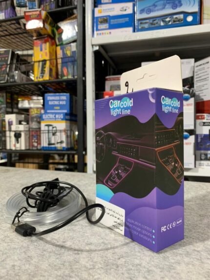 Bande lumineuse Fibre optique Led fluo RGB USB pour intérieur de voiture