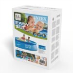 ⁦INTEX Piscine Gonflable Ronde Easy Set , Blue, L x 244x60cm 28106NP⁩ - الصورة ⁦4⁩