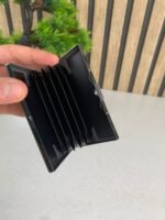 ⁦Étui portefeuille en acier noir avec protection RFID pour 6 cartes de crédit – محفظة بطاقات الإئتمان⁩ - الصورة ⁦10⁩