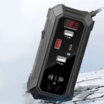 ⁦Inverter de voiture 12V 24V à 220V multiports super fast charge – محول التيار الكهربائي في السيارة⁩ - الصورة ⁦4⁩