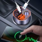 ⁦Convertisseur de Puissance pour Voiture 12V/24V vers DC220V Charge Rapide – محول التيار الكهربائي في السيارة⁩ - الصورة ⁦4⁩