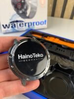 ⁦HainoTeko-6 avec écran AMOLED 3 paires de bracelets et lampe torche intégrée - ساعة ذكية أصلية⁩ - الصورة ⁦8⁩