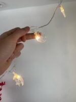 ⁦Guirlande Lumineuse LED Lune et Étoiles – سلسلة أضواء على شكل هلال ونجوم للزينة⁩ - الصورة ⁦2⁩