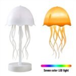 ⁦Lampe méduse RVB rechargeable avec capteur tactile et pieds dansants – مصباح ديكور على شكل قنديل⁩ - الصورة ⁦7⁩
