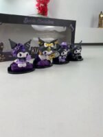 ⁦Ensemble Figurines 4pcs Collectible Kuromi – طقم مجسمات كورومي⁩ - الصورة ⁦9⁩