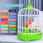 ⁦Jouet Électrique de Simulation de Cage à Oiseaux avec Contrôle Sonore – لعبة قفص الطيور المكررة للكلام⁩ - الصورة ⁦2⁩